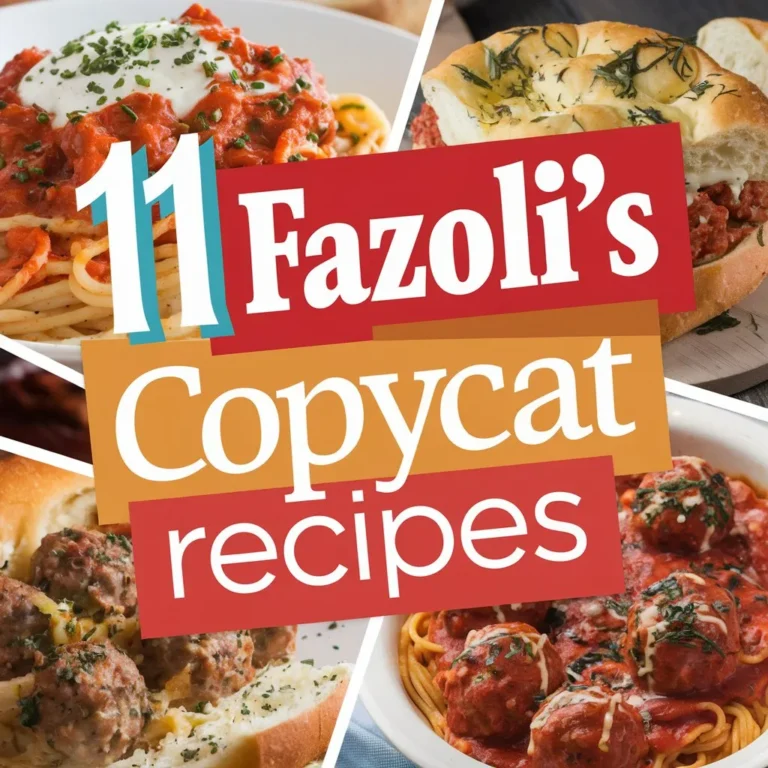 11 Fazoli’s Copycat Recipes to Make Your Mealtime More Delicious