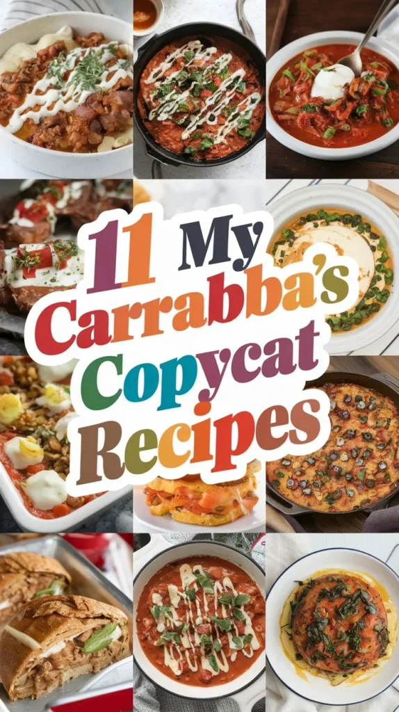 11 My Carrabba's Copycat Recipes to Bring the Italian Flavor to Your Table