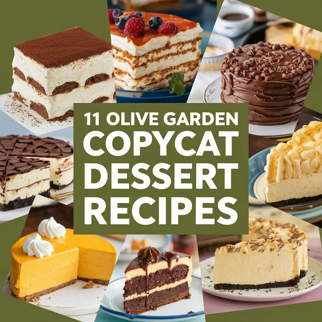 11 Olive Garden Dessert Recipes to Make at Home