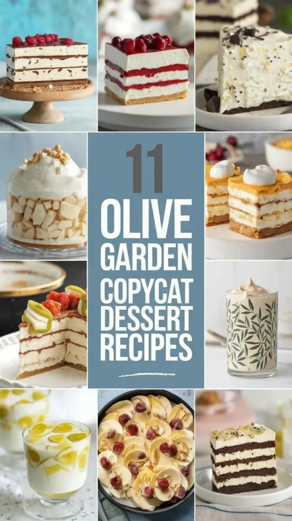 11 Olive Garden Dessert Recipes to Make at Home