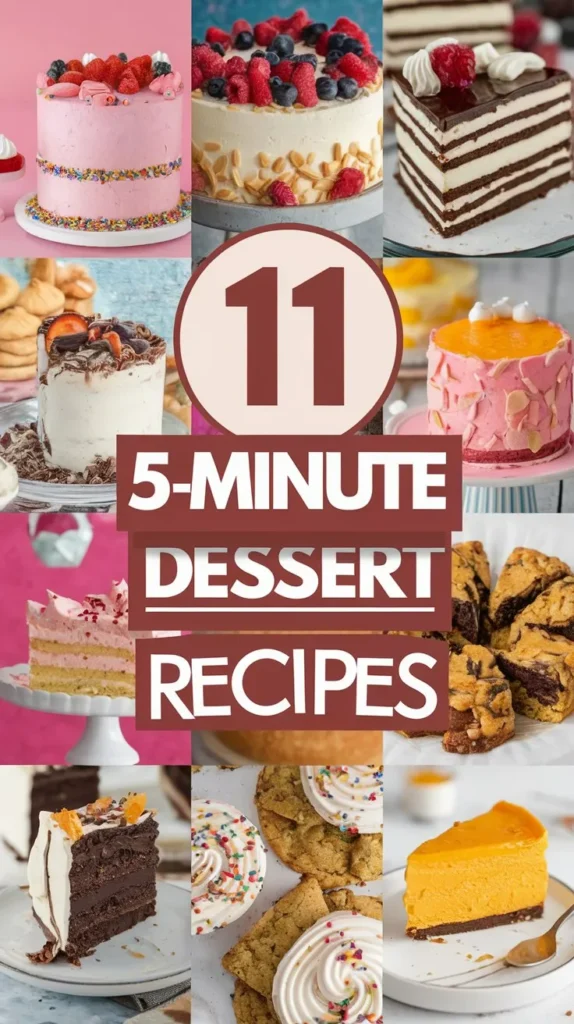 11 Quick and Easy 5-Minute Dessert Recipes