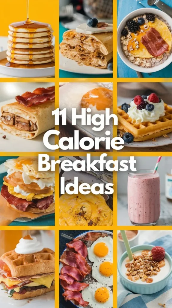 11 High Calorie Breakfast Ideas to Mix Up Your Routine