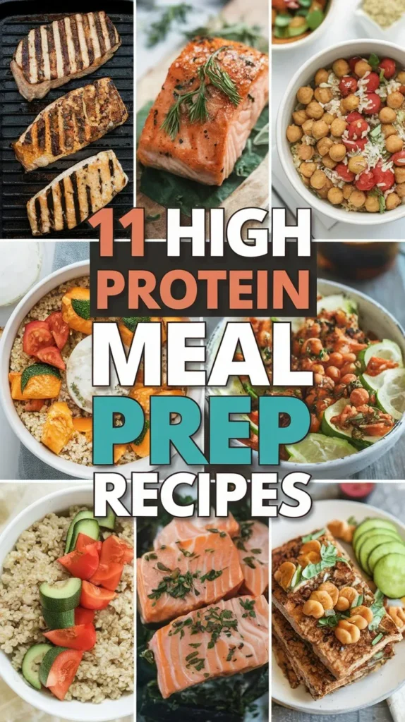 11 High Protein Meal Prep Recipes to Power Your Workouts