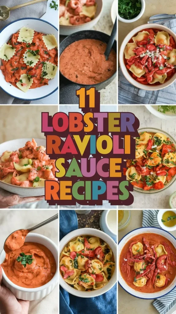 Lobster Ravioli Sauce Recipes: 11 Creative and Delicious Ideas to Try