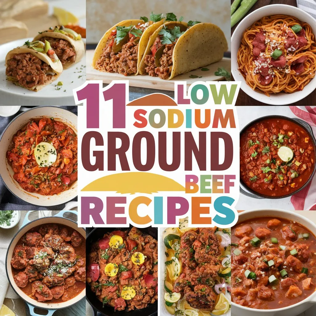 11 Delicious Low Sodium Ground Beef Recipes for a Healthier You