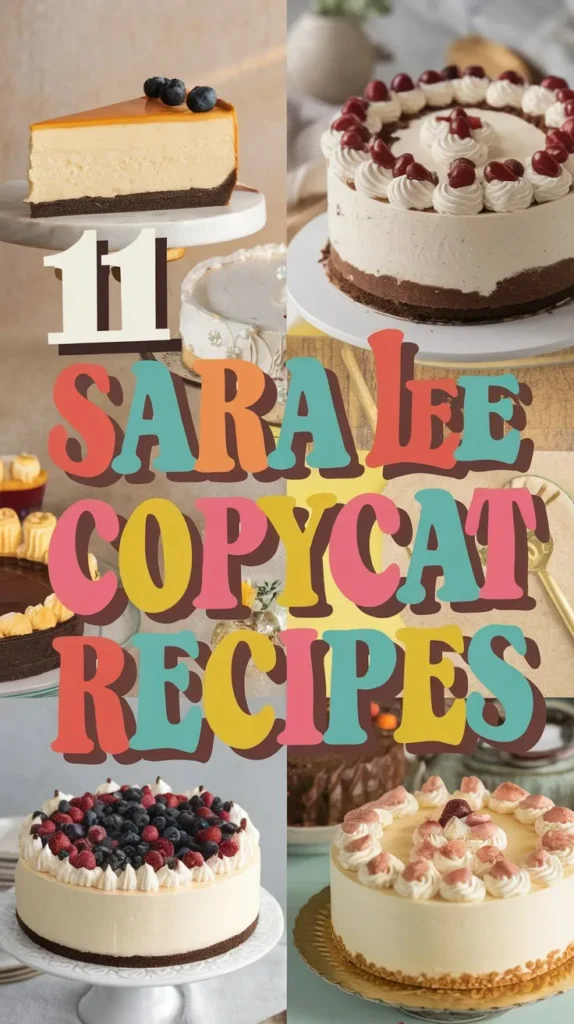 Sara Lee Copycat Recipes: 11 Delicious Treats to Make at Home