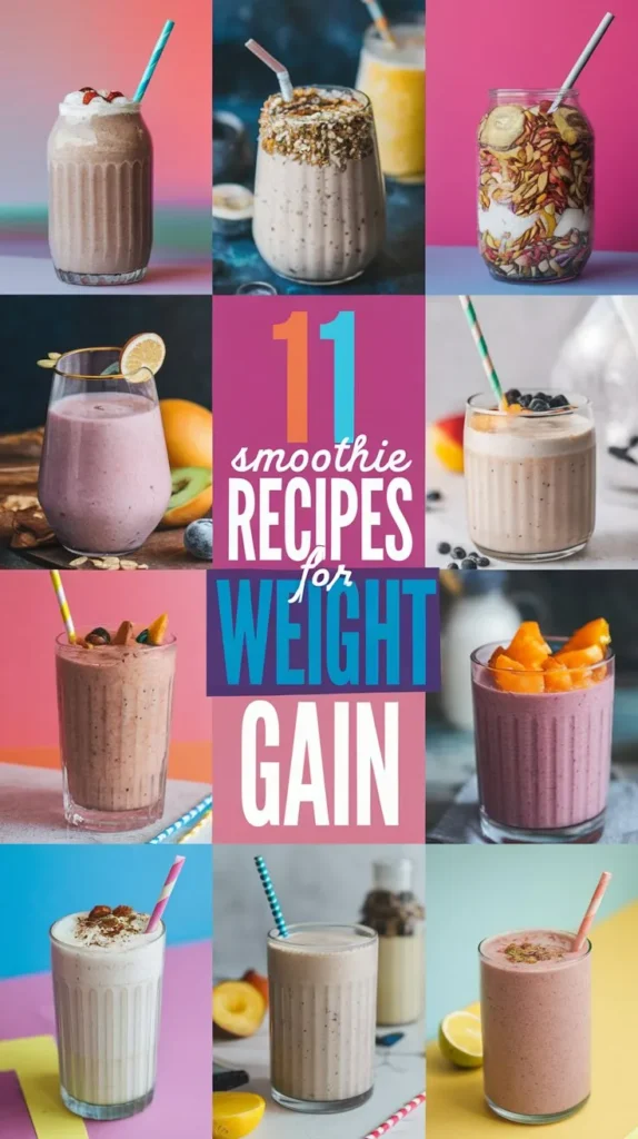 11 Smoothie Recipes for Weight Gain: Delicious & Nutritious