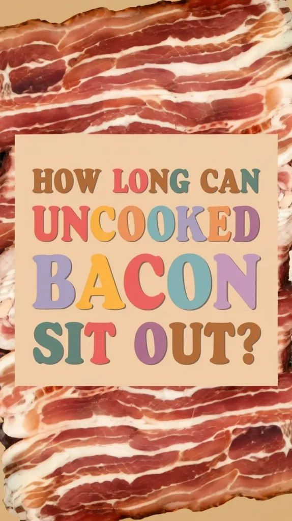 How Long Can Uncooked Bacon Sit Out Before It Goes Bad?