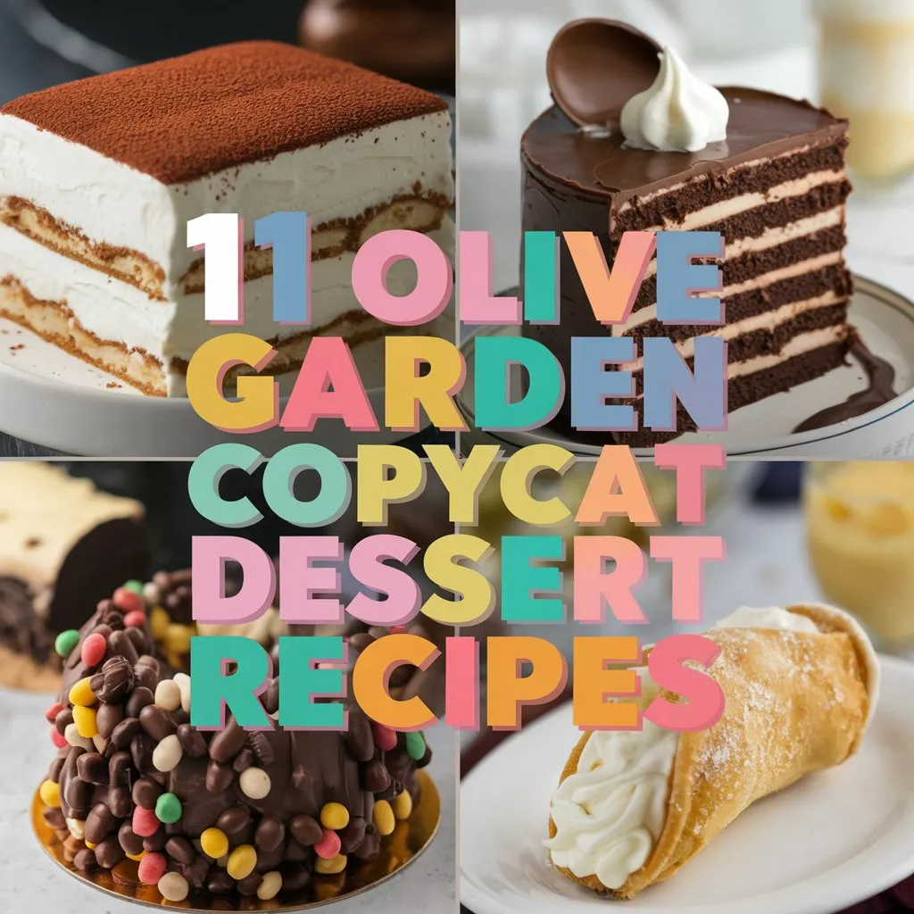 11 Olive Garden Dessert Recipes to Make at Home