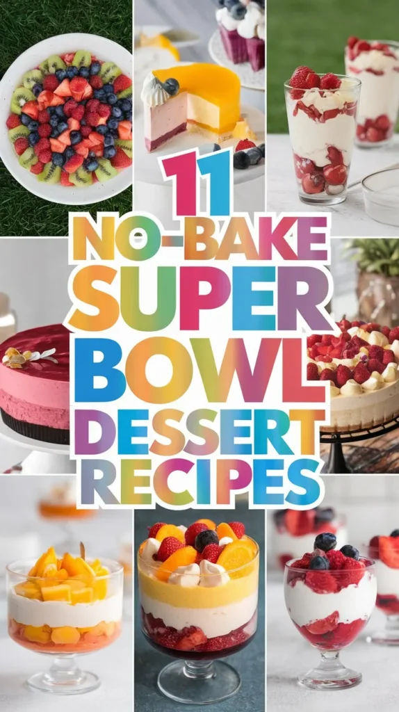 11 No-Bake Super Bowl Dessert Recipes to Satisfy Your Cravings