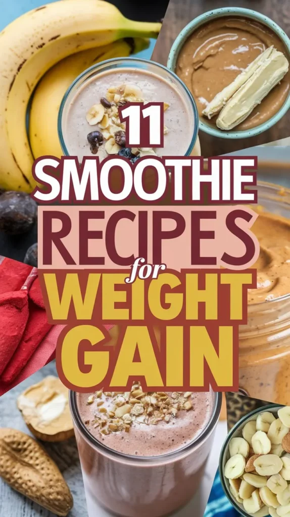 11 Smoothie Recipes for Weight Gain: Delicious & Nutritious