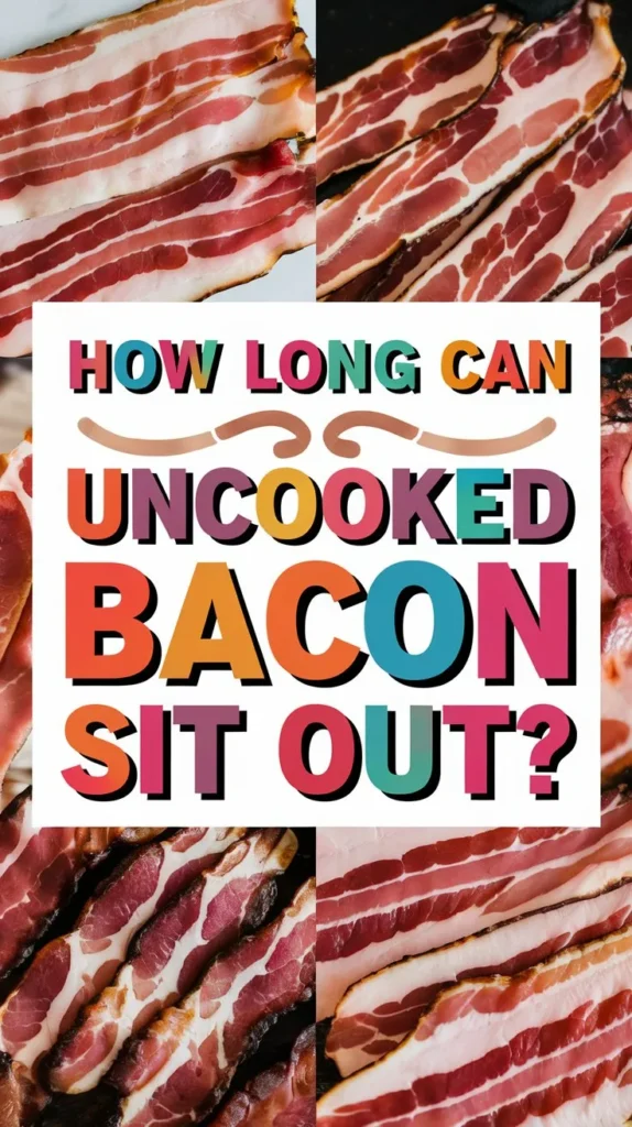 How Long Can Uncooked Bacon Sit Out Before It Goes Bad?