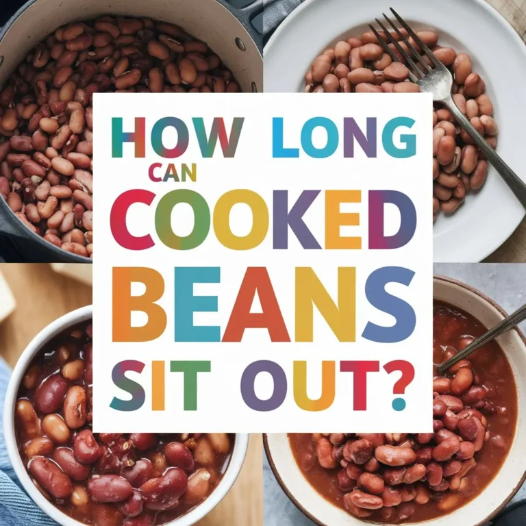 How Long Can Cooked Beans Sit Out Before They Go Bad?