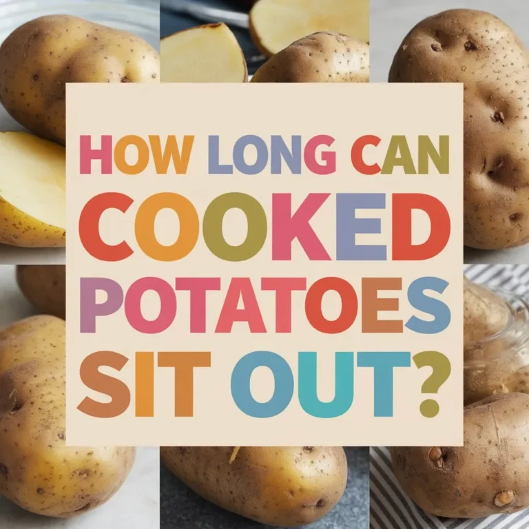 How Long Can Cooked Potatoes Sit Out? Revealed