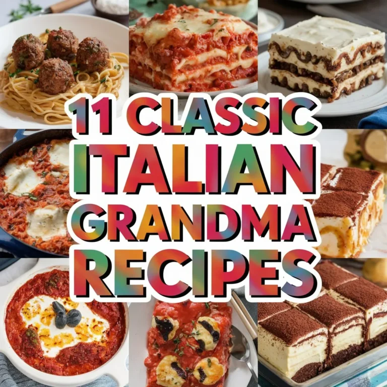 11 Timeless Italian Grandma Recipes to Warm Your Heart and Home