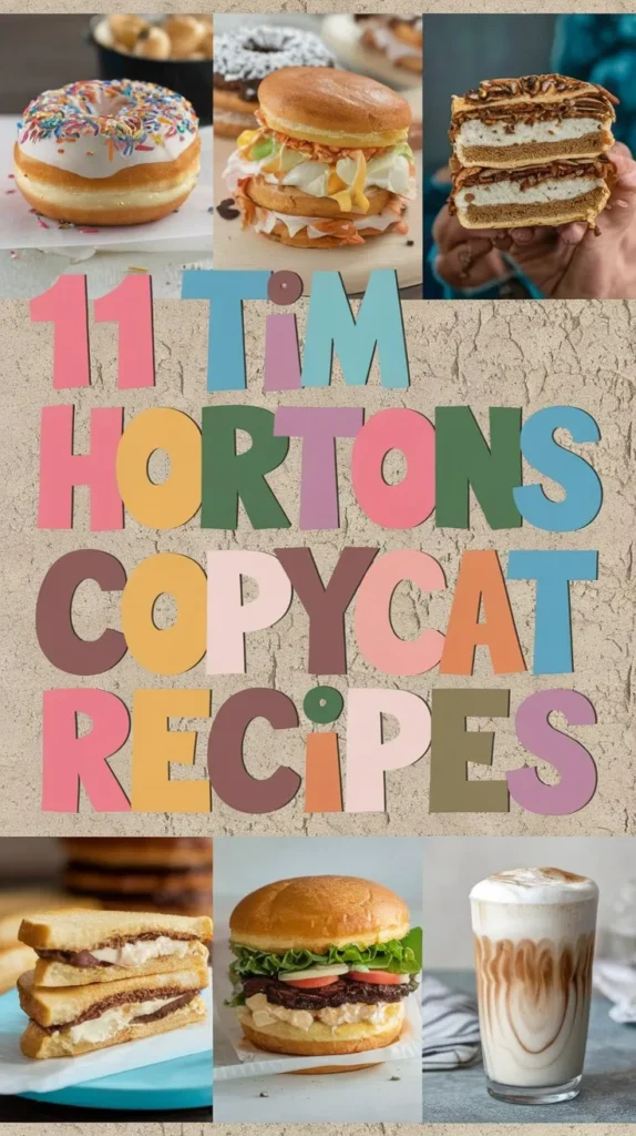 11 Tim Hortons Copycat Recipes to Make Your Mealtime More Delicious