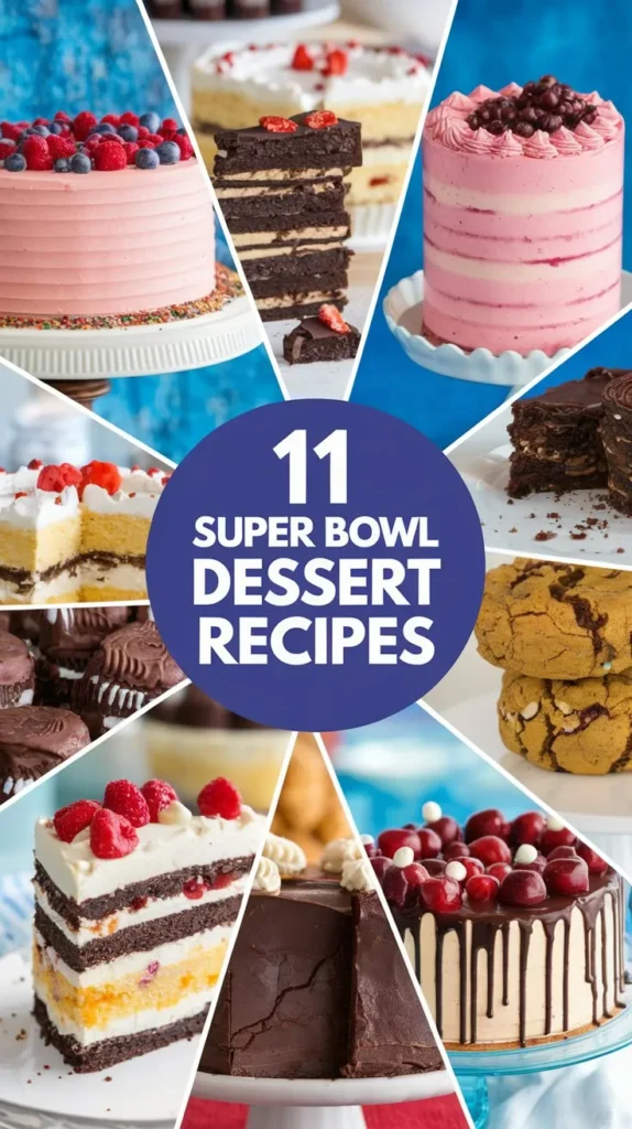 11 Super Bowl Dessert Recipes to Satisfy Your Cravings