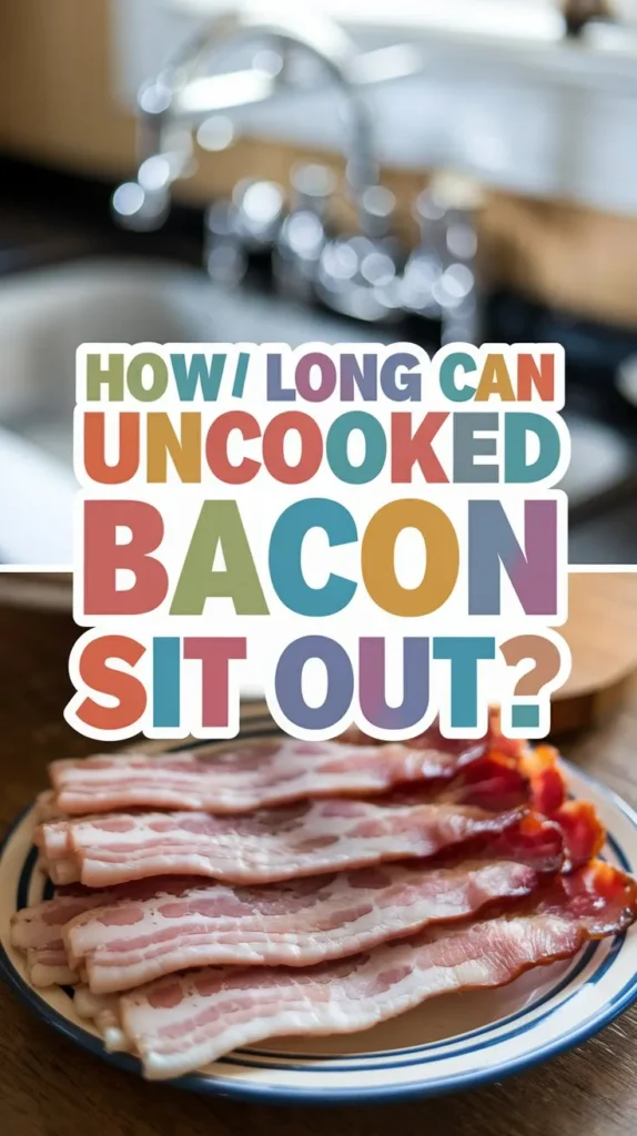 How Long Can Uncooked Bacon Sit Out Before It Goes Bad?