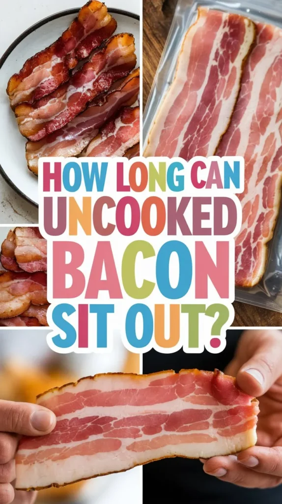 How Long Can Uncooked Bacon Sit Out Before It Goes Bad?