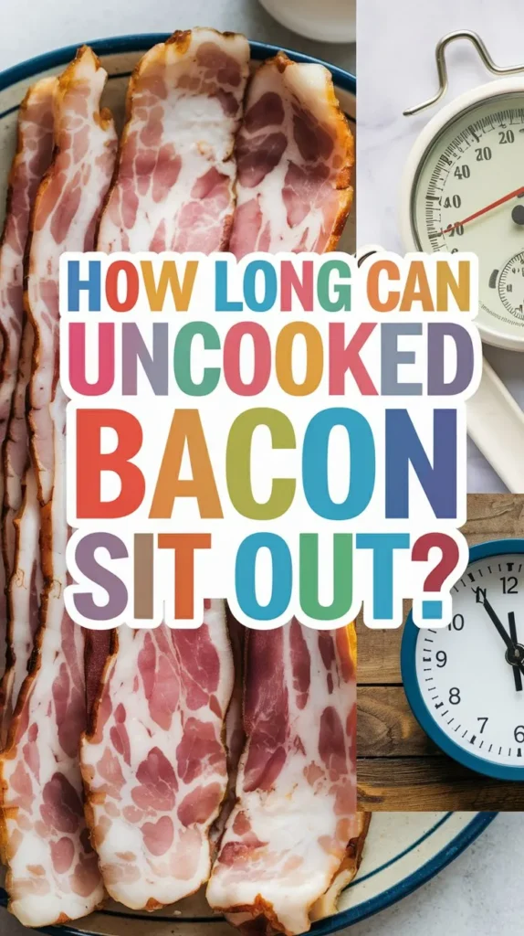 How Long Can Uncooked Bacon Sit Out Before It Goes Bad?