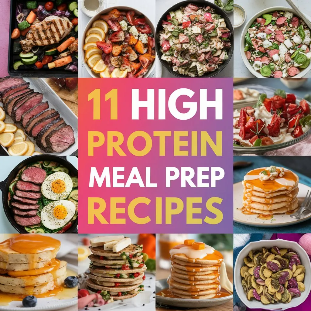 11 High Protein Meal Prep Recipes to Power Your Workouts