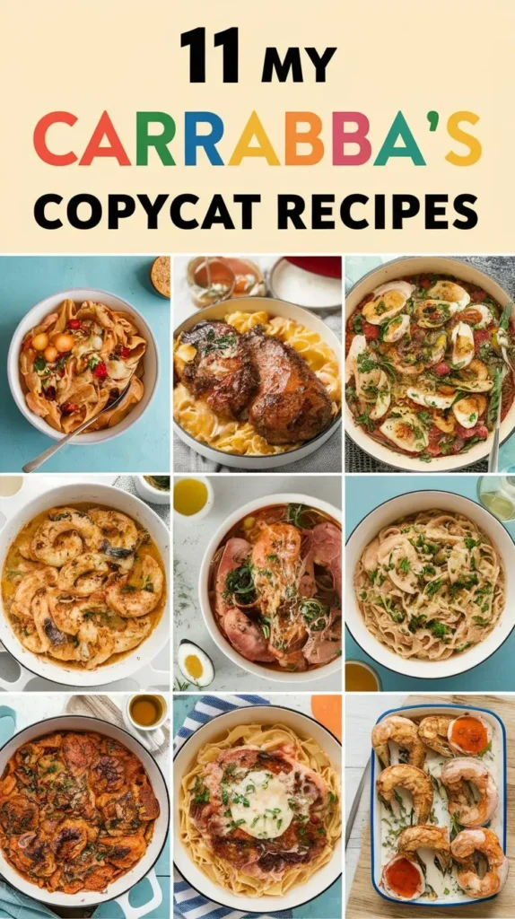 11 My Carrabba's Copycat Recipes to Bring the Italian Flavor to Your Table