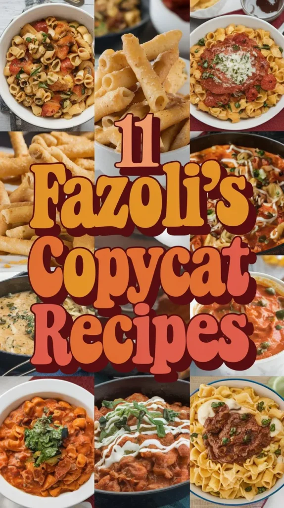 11 Fazoli's Copycat Recipes to Make Your Mealtime More Delicious