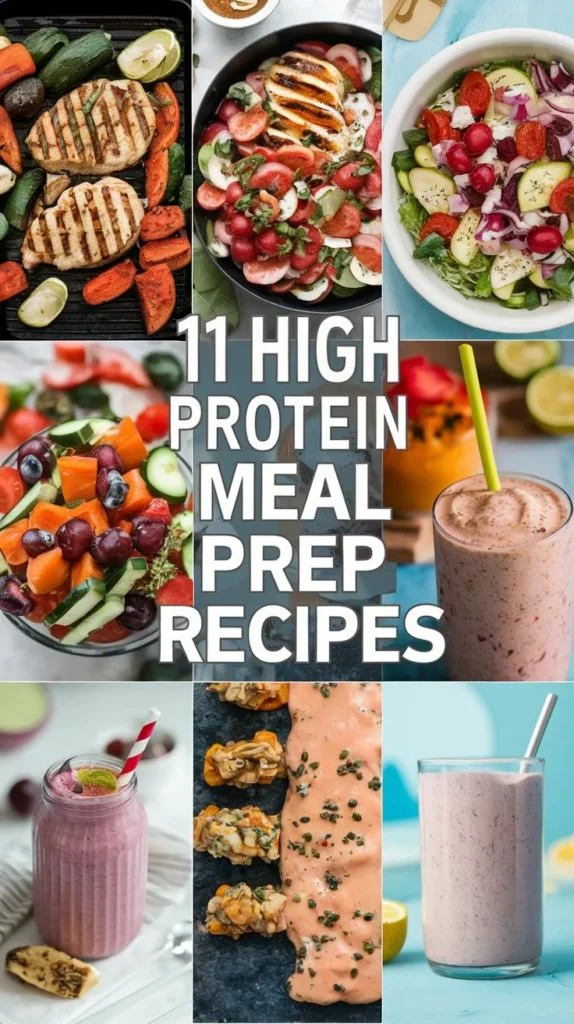 11 High Protein Meal Prep Recipes to Power Your Workouts