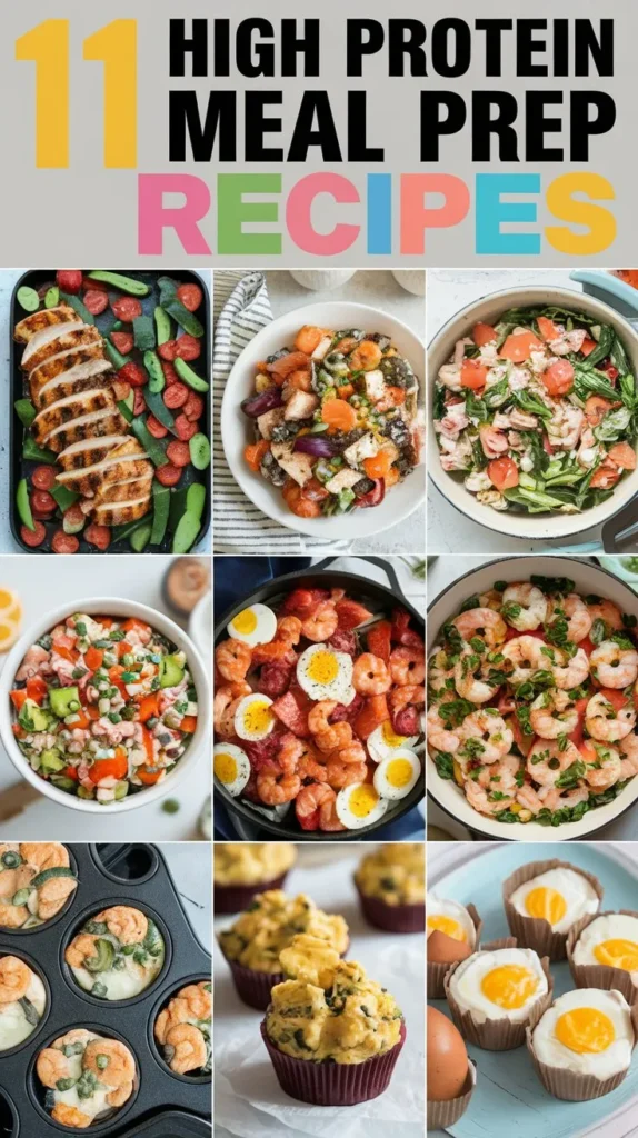 11 High Protein Meal Prep Recipes to Power Your Workouts