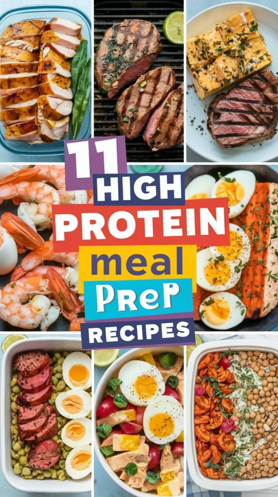 11 High Protein Meal Prep Recipes to Power Your Workouts