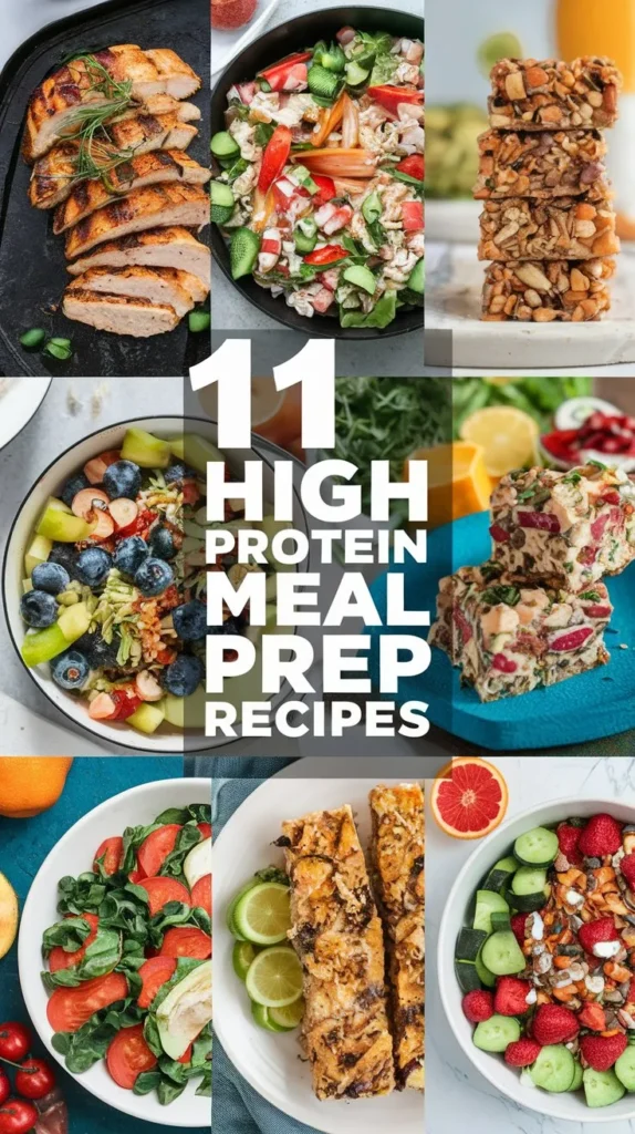 11 High Protein Meal Prep Recipes to Power Your Workouts