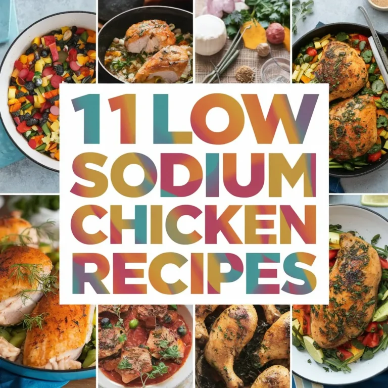 11 Delicious Low Sodium Chicken Recipes for a Healthier You