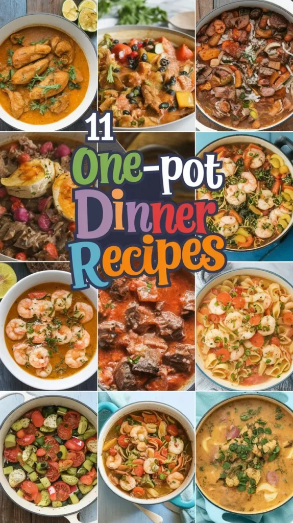 11 Quick and Easy One-Pot Dinner Recipes for Busy Nights