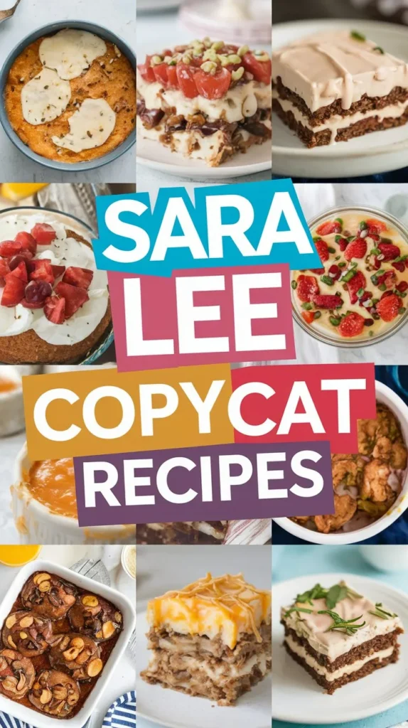 Sara Lee Copycat Recipes: 11 Delicious Treats to Make at Home