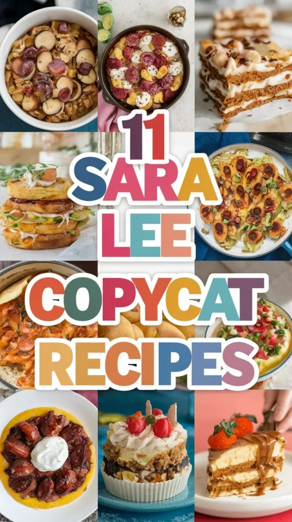 Sara Lee Copycat Recipes: 11 Delicious Treats to Make at Home