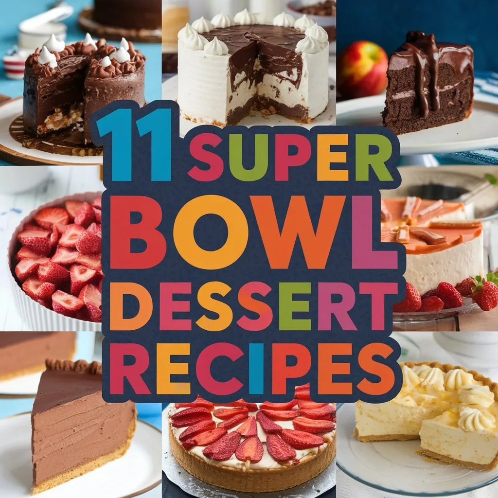 11 Super Bowl Dessert Recipes to Satisfy Your Cravings