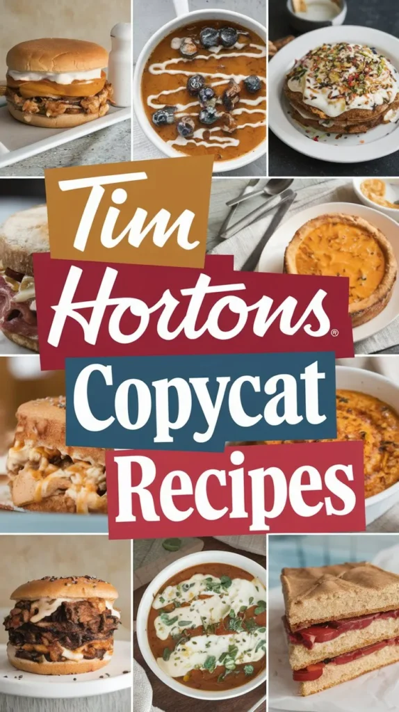 11 Tim Hortons Copycat Recipes to Make Your Mealtime More Delicious