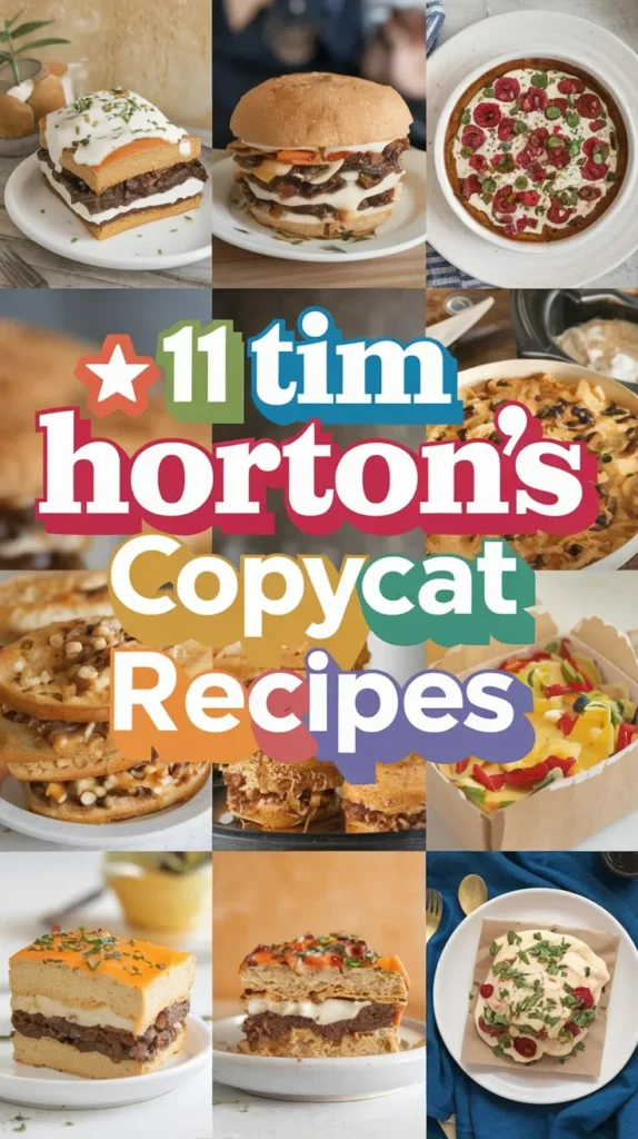 11 Tim Hortons Copycat Recipes to Make Your Mealtime More Delicious