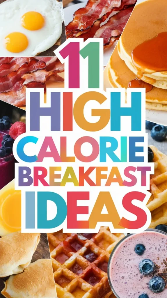 11 High Calorie Breakfast Ideas to Mix Up Your Routine