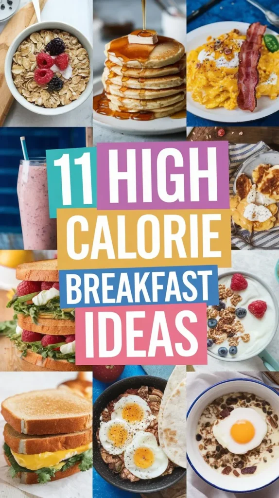 11 High Calorie Breakfast Ideas to Mix Up Your Routine