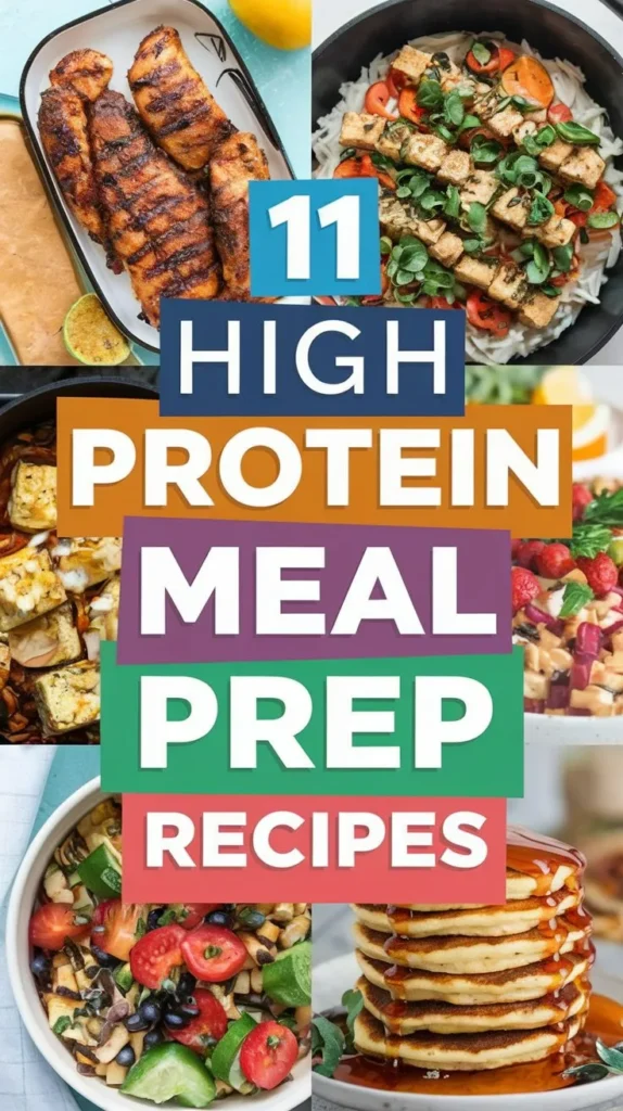 11 High Protein Meal Prep Recipes to Power Your Workouts