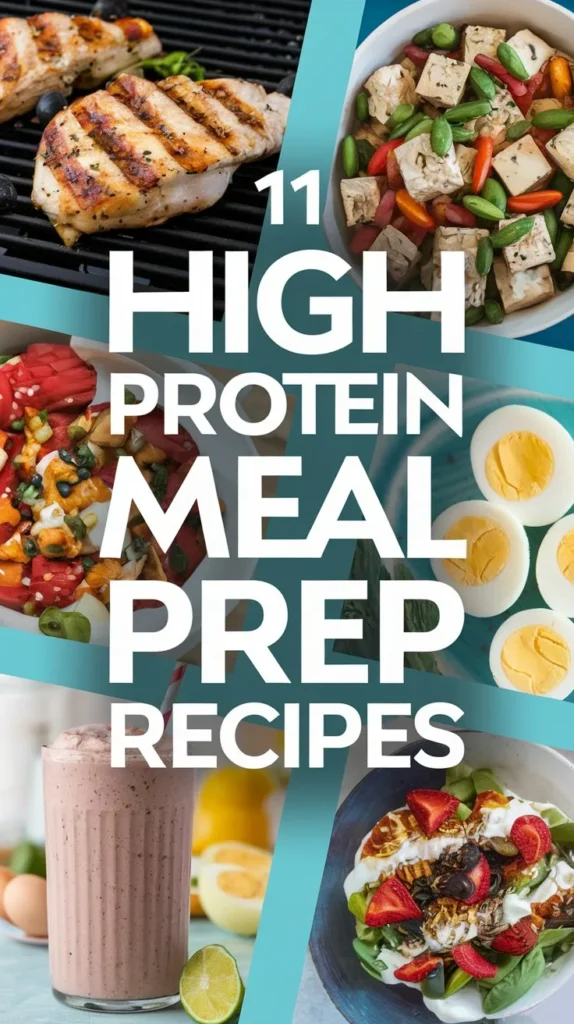 11 High Protein Meal Prep Recipes to Power Your Workouts