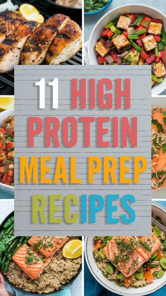 11 High Protein Meal Prep Recipes to Power Your Workouts