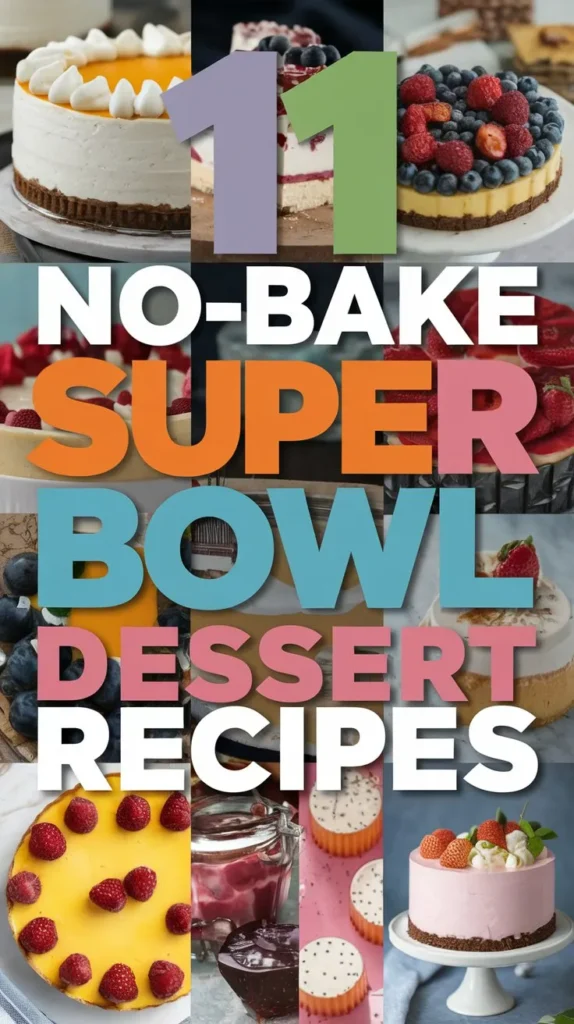 11 No-Bake Super Bowl Dessert Recipes to Satisfy Your Cravings