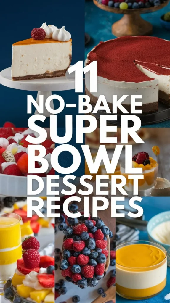 11 No-Bake Super Bowl Dessert Recipes to Satisfy Your Cravings