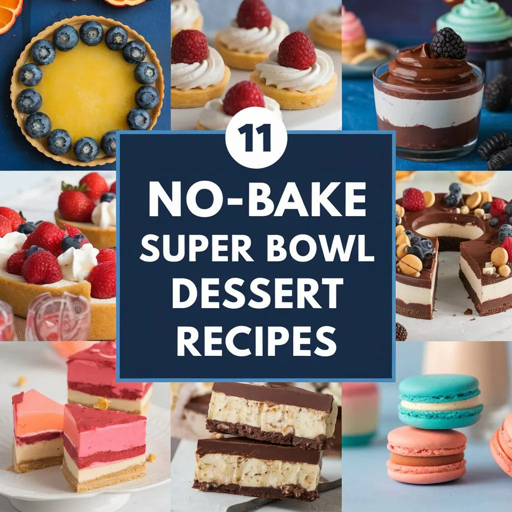 11 No-Bake Super Bowl Dessert Recipes to Satisfy Your Cravings