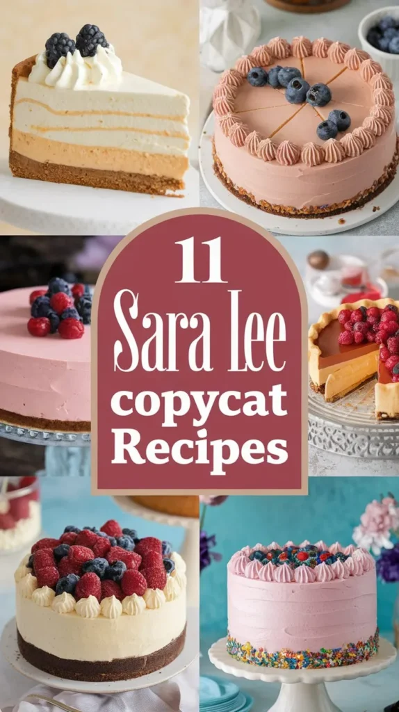 Sara Lee Copycat Recipes: 11 Delicious Treats to Make at Home