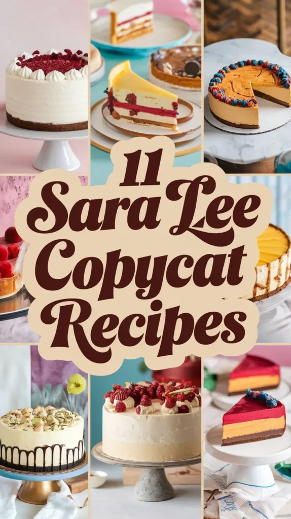 Sara Lee Copycat Recipes: 11 Delicious Treats to Make at Home