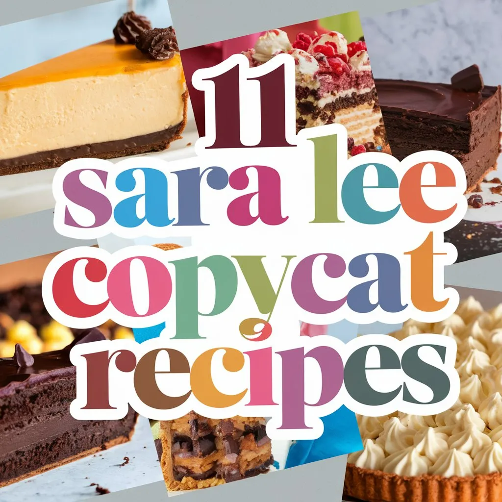 Sara Lee Copycat Recipes: 11 Delicious Treats to Make at Home