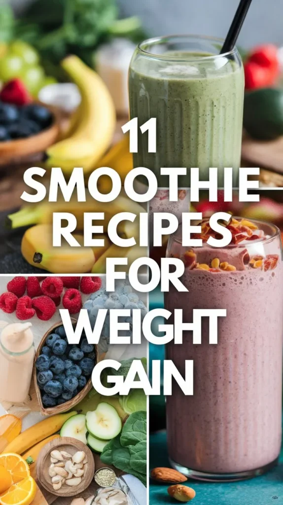 11 Smoothie Recipes for Weight Gain: Delicious & Nutritious